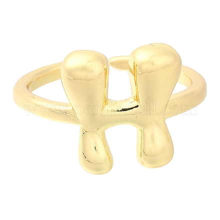 Стойка покрытие латунь открытые манжеты кольца RJEW-S394-01G-H-1