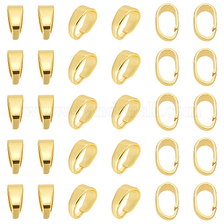 Латунные защелки на подвесных дужках KK-LP0001-20B-1