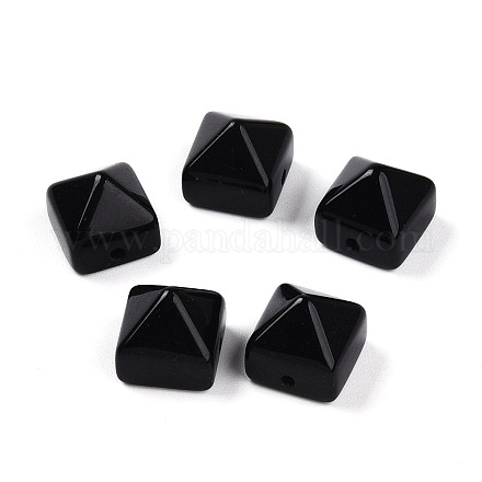 Природные обсидиана бусы G-N345-02A-01-1