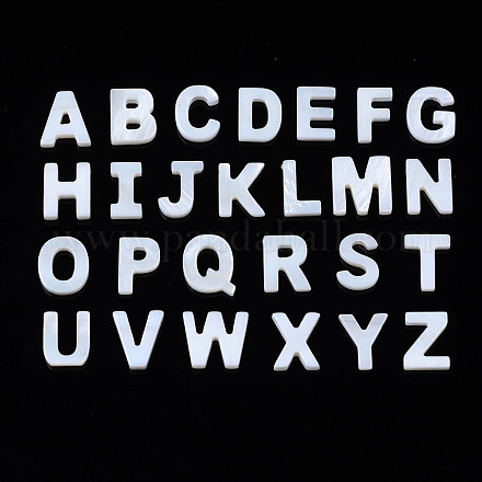 26шт 26 стиля натуральных пресноводных бусин из ракушек SHEL-S278-072-1