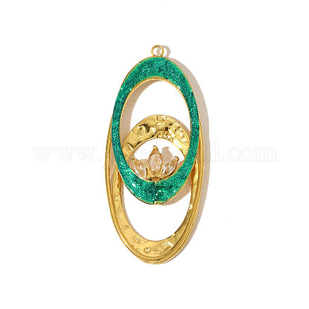 Подвески из нержавеющей стали 304 с эмалью STAS-OY005-21G-1