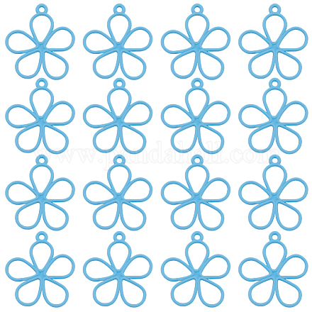 50 шт. полые подвески из окрашенного распылением сплава FIND-SC0012-27B-1