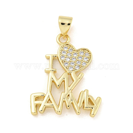 Стойка из латуни с подвеской из кубического циркония KK-P270-12G-1