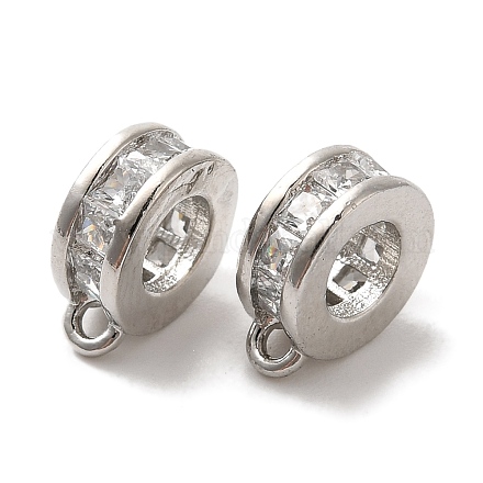 Колонна латунные микропаве кубический цирконий трубчатые дужки KK-C072-05C-P-1