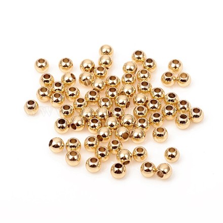 Латунные твердые бусины KK-WH0034-02B-G-1