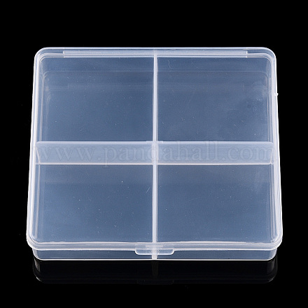Прямоугольные прозрачные пластиковые контейнеры для шариков CON-N013-02-1