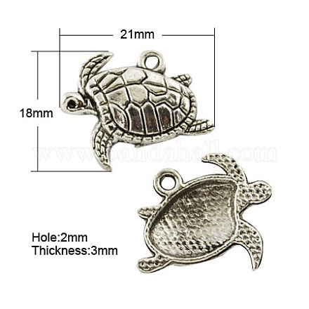 Сплавочные подвески тибетского стиля TIBEP-22627-AS-NR-1