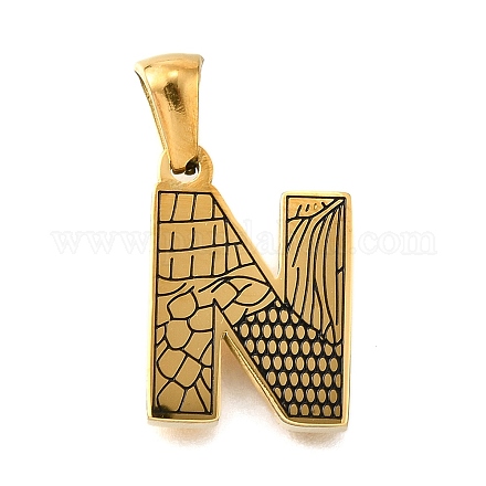 Подвески из нержавеющей стали 304 золотистого цвета STAS-K300-01G-N-1