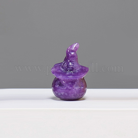 Хэллоуин украшения для дома из натурального лепидолита G-PW0004-53J-02-1