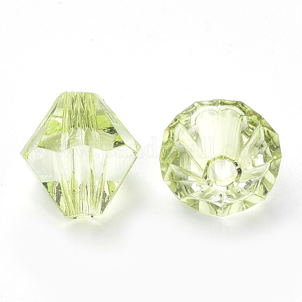 Прозрачные акриловые бусины TACR-S146-4mm-12-1