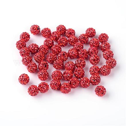 Бусины со стразами RB-H284-6MM-Half-227-1