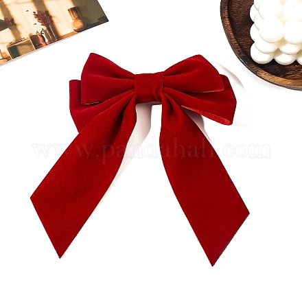 Заколки для волос из бархатной кожи аллигатора PW-WG6CCA7-03-1