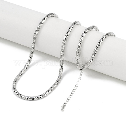 Латунные ожерелья с покрытием для женщин NJEW-K382-09P-1