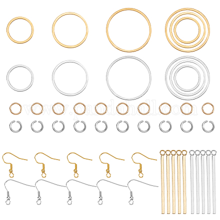 Набор для самостоятельного изготовления кольца и серьги-капли DIY-UN0002-99-1