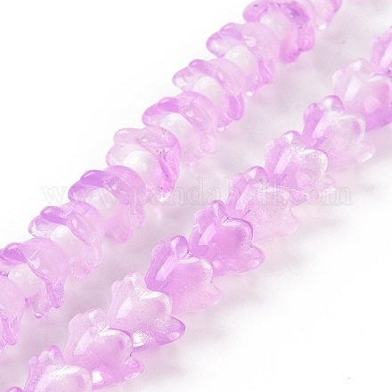 Прозрачные стеклянные бусины LAMP-H061-01C-03-1