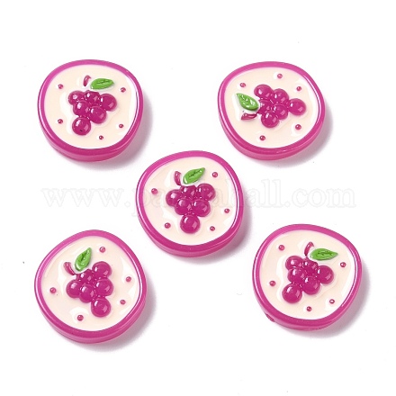 Кабошоны из непрозрачной смолы на осеннюю тематику CRES-M010-01-1