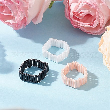 Перстни из стеклянного горна для женщин RJEW-JR00905-1