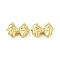 Alloy Beads, Long-Lasting Plated, Lead Free & Cadmium Free & Nickel Free, Bowknot, Golden, 12x17x6mm, Hole: 1.8mm