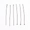 Tarnish Resistant 304 Stainless Steel Flat Head Pins, Stainless Steel Color, 16x0.6mm, 22 Gauge, Head: 1.2~1.5mm