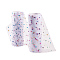 Heart Glitter Sequin Deco Mesh Ribbons, Tulle Fabric, Tulle Roll Spool Fabric For Skirt Making, White, 6 inch(15cm), about 10yards/roll(9.144m/roll)