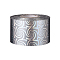 Shining Laser Transfer Foil Nail Sticker Decals, for Nail Tips Decorations, Silver, 40mm, 120m/roll
