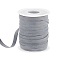 30 Yards Flat Rubber Elastic Cord, for Jewelry Making, Sewing and Crafting, Garment Accessories with 1Pc Plastic Empty Spools, Silver, 6mm