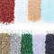 9 Sets 9 Colors Plastic Tube Beads, Tube, Mixed Color, 3x2mm, 20g/set