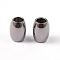 Tarnish Resistant Barrel 304 Stainless Steel Spacer Beads, Stainless Steel Color, 5x4mm, Hole: 2mm