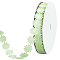 20 Yards Flower Polyester Ribbons, for Gift Packaging, Pale Green, 5/8 inch(17mm), about 20yards/roll(18.288m/roll), roll: about 90x17mm, 1 roll/set