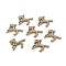 Tibetan Style Alloy Pendants, Cadmium Free & Nickel Free & Lead Free, Horse, Antique Bronze, 27x24x2mm, Hole: 2mm