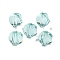 K9 Glass, Imitation Austrian Crystal Beads, Faceted, Roundell, Pale Turquoise, 6x6x6mm, Hole: 1.2mm
