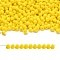 MIYUKI 3.4mm Drop Beads, Japanese Seed Beads, Opaque Colours, (DP404) Opaque Yellow, 3.4x3mm, Hole: 0.65mm, about 180pcs/10g