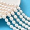Natural Cultured Freshwater Pearl Beads Strands, Rice, Grade 2A, Old Lace, 9~10mm, Hole: 0.6mm, about 35~36pcs/strand, 15.55''~15.75''(39.5~40cm)