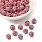 Polymer Clay Rhinestone Beads, Pave Disco Ball Beads, Grade A, Rose, PP11(1.7~1.8mm), 8mm, Hole: 1.5mm