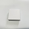 Cardboard Boxes, with Sponge, for Handmade Soap, Jewelry, Candy Gift Packaging, Square, White, 9x9x2.5cm
