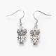 Хэллоуин моды серьги тибетском стиле X-EJEW-JE00295-08-1