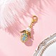 Подвески из светящегося акрила и стеклянных бусин ручной работы HJEW-MZ00379-4