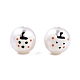 Животные непрозрачные бусины из абс-пластика KY-G020-03B-2