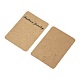 200 шт. 2 стиля прямоугольные картонные бумажные карточки для демонстрации сережек CDIS-FS0001-28-3