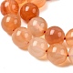 Природного сердолика нитей бисера&nbsp;G-N0006-10mm-17-6
