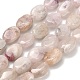 Натуральный розовый морганит бисер нитей&nbsp;G-H335-N01-6x8mm-2
