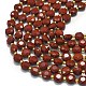 Натуральные красные яшмы бусы пряди G-C116-A26-02-3