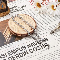 304 изготовление браслета из стальной цепочки из нержавеющей стали&nbsp;STAS-CJ0001-137