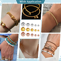 15 стиль стойка покрытие латунные распорные бусины&nbsp;KK-PH0013-46