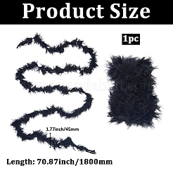 1 шт. боа из перьев индейки для танцев&nbsp;AJEW-GF0012-31D