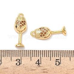 Латунные микро проложить кубического циркония подвески&nbsp;KK-A281-22G-02