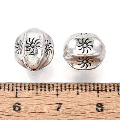 Сплавочные овальные бусины тибетского стиля &nbsp;PALLOY-T093-29AS