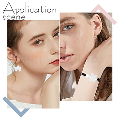 480 шт. 8 стиля бусины из искусственного жемчуга из АБС-пластика OACR-HY0001-19