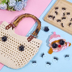 24шт пластиковые кукольные глаза&nbsp;DIY-PH0033-07B