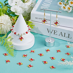 120 шт. эмалевые подвески из сплава на осеннюю тематику&nbsp;ENAM-SC0005-86